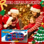 maysida Autotransporter mit Rennbahn 165 cm – 2-in-1 Spielzeug mit 10 Mini-Autos für Kinder – Bild 6