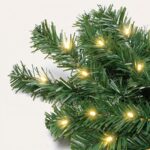 SALCAR Weihnachtsgirlande 5 m mit 200 LED – Warmweiss Tannengirlande für Tür & Kamin – Bild 7