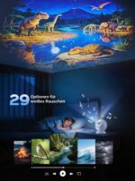 FELITE Sternenhimmel Projektor mit 16 Discs & Bluetooth – Galaxy Projector mit 29 Klängen – Bild 4