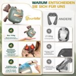 Pourbibi Nackenmassagegerät mit 4D-Bionik – Kabellos & Wärmetherapie für Nacken, Schultern, Rücken – Bild 6