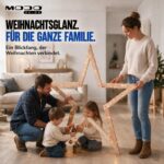 MODO24 Weihnachtsstern 114 cm – FSC-Kiefernholz Bausatz mit Faltmechanismus für Garten – Bild 2