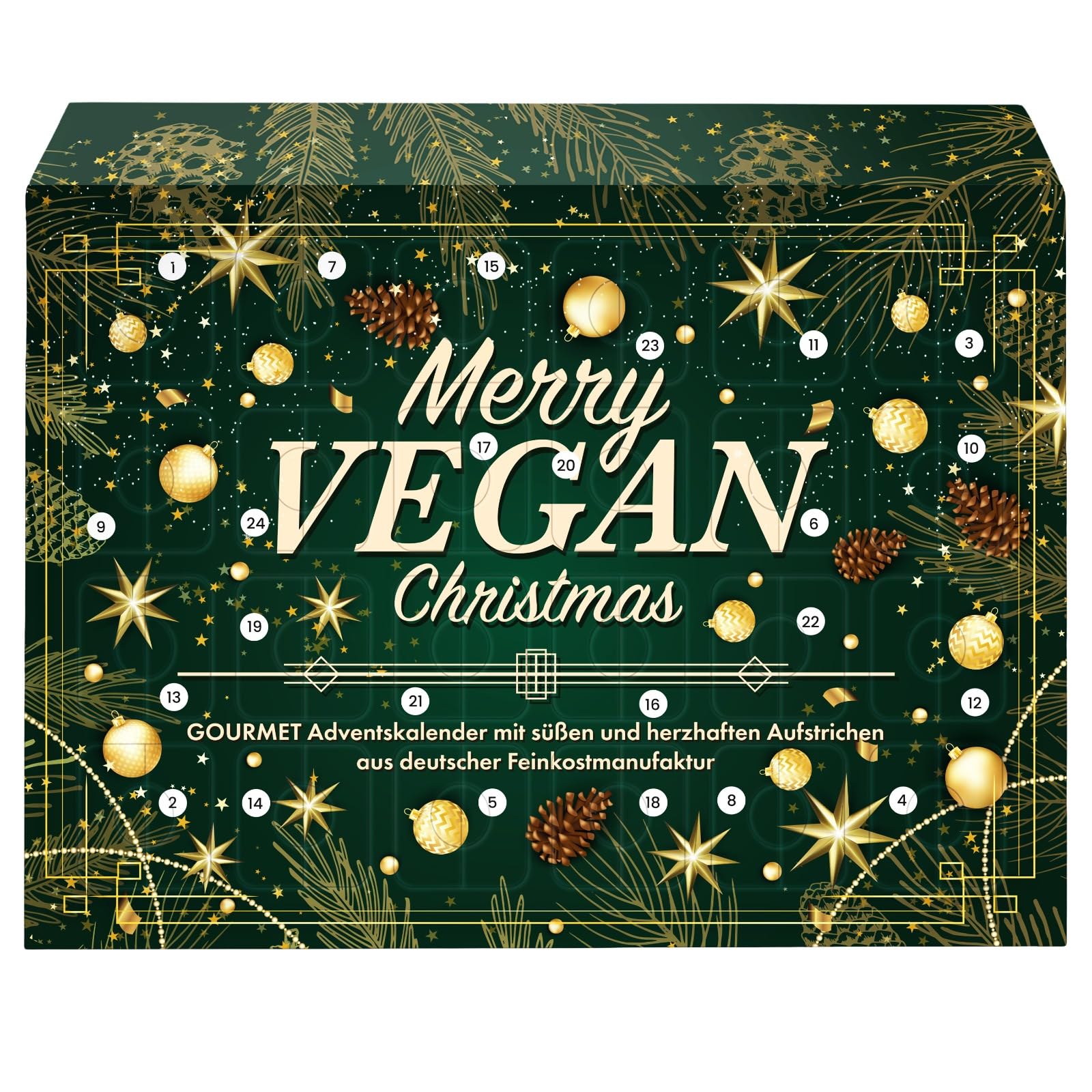EWL Adventskalender Vegane Aufstriche 2026 – 24 Premium Brotaufstriche aus deutscher Manufaktur