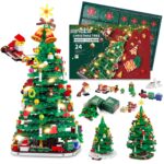 MYDOVA Adventskalender 2026 mit LED Weihnachtsbaum – 1100 Teile Bauspielzeug für Kinder