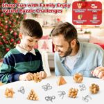 Adventskalender 2026 mit 24 Knobelspiele – Metall & Holzpuzzles für die ganze Familie – Bild 5