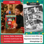 Adventskalender 2026 Kinder mit 3D-Tierfiguren & Kapselautomat – 24 Überraschungseier – Bild 3