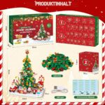 Viosmut Adventskalender 2026 – 30 cm Weihnachtsbaum Klemmbausteine mit LED-Licht – Bild 9