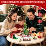 Viosmut Adventskalender 2026 – 30 cm Weihnachtsbaum Klemmbausteine mit LED-Licht – Bild 6