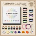 Vexyra Chakra Duftkerzen Adventskalender 2026 – 7er Set mit Edelsteinen & Schmuck – Bild 6