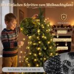 SALCAR 2m Christbaumbeleuchtung mit 280 LEDs – Warmweiss Überwurf für 150-240cm Tannenbaum – Bild 5