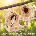LotFancy Vogelhaus Bausatz mit 2 Häusern – DIY Holz Bastelset für Kinder ab 5 Jahren – Bild 7