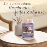 Yankee Candle Lavender Vanilla grosse Duftkerze – 150 Stunden Brenndauer für Entspannung – Bild 6