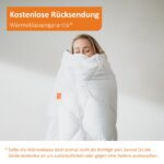 sleepling Winterbettdecke 155x220 cm – Extra warme Energiespardecke mit 2.130 gr. Füllung – Bild 8