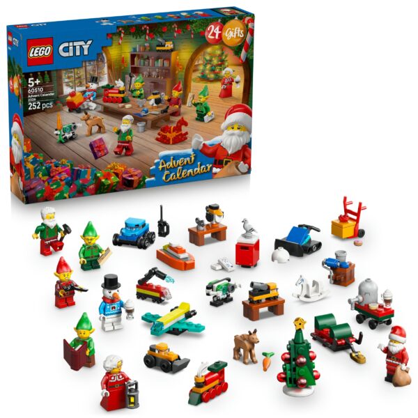 LEGO City Adventskalender 2026 (60510) – 24 Überraschungen & Spielmatte für Kinder ab 5 Jahren