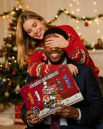 Jeasona Adventskalender Socken 2026 – 12 Paar Weihnachtssocken für Damen & Herren – Bild 2