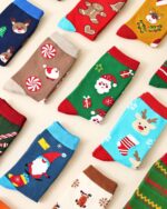 Jeasona Adventskalender 2026 mit 24 Paar Socken – Weihnachtsgeschenk für Damen & Herren – Bild 3