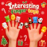 Tymokcall Adventskalender 2026 mit Fingerpuppen – Montessori Spielzeug für Kleinkinder 1–3 Jahre – Bild 6