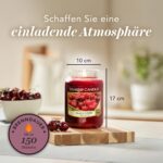 Yankee Candle Black Cherry Duftkerze gross – 150 Stunden Brenndauer im Glss – Bild 3