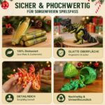 Telgoner Dinosaurier Adventskalender 2026 – 24 3D-gedruckte Figuren für Kinder ab 3 Jahren – Bild 5