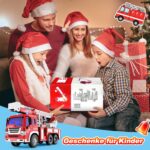 GizmoVine Feuerwehrauto Groß mit Drehleiter – Spielzeugauto mit Sound & Licht für Kinder ab 3 Jahren – Bild 7