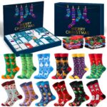 iZoeL Socken Adventskalender 2026 – 12/24 Weihnachtssocken für Damen & Herren