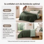 BEDSURE Winterbettdecke 135x200 cm – 450 GSM Wärmefüllung, OEKO-TEX zertifiziert – Bild 7