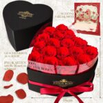 17er Infinity Rosen Geschenkbox Herzform – Konservierte Rosen 3 Jahre haltbar – Bild 5