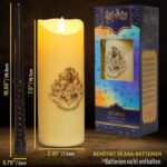Harry Potter LED Kerze mit Zauberstab-Fernbedienung – Flammenlose Deko für Fans – Bild 6