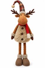 KAMACA XL Weihnachtselch 98 cm mit Teleskopbeinen – Premium Rentier Dekofigur – Bild 3