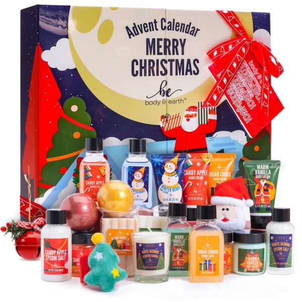BODY & EARTH Adventskalender 2026 – 24 Premium-Spa Produkte für Frauen zur Weihnacht