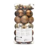Valery Madelyn Weihnachtskugeln 35er Set 5cm – Bruchsichere Christbaumkugeln Kupfergold – Bild 7