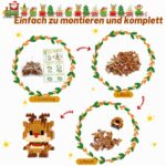 DBPBToU Adventskalender 2026 Kinder – 24 Mini Bausteine Tierwelt mit Montageanleitung – Bild 4
