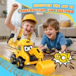HappyGoLucky RC Bagger 2.4Ghz – Ferngesteuertes Baufahrzeug mit LED für Kinder ab 2 Jahren – Bild 5