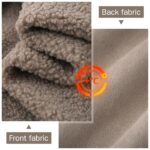beifon Teddy Fleece Weste Damen – Ärmellose Fellweste mit V-Ausschnitt für Herbst & Winter – Bild 5