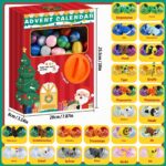 Adventskalender 2026 Kinder mit 3D-Tierfiguren & Kapselautomat – 24 Überraschungseier – Bild 5