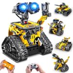 HiWEEGO 5-in-1 Technik Roboter Bausatz mit Fernbedienung & App – Programmierbar für Kinder 6-12+