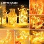 30er Set LED Micro Lichterkette mit Batterie – Warmweiss Deko für Hochzeit & Weihnachten – Bild 2