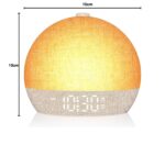 ARUQO Tageslichtwecker mit Sonnenaufgang-Simulation – Sanftes Aufwachen für erholsamen Schlaf – Bild 2