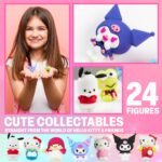 Hello Kitty & Freunde 24er Mini Figuren Set – Sanrio Sammelfiguren mit Kuromi & Cinnamoroll – Bild 4