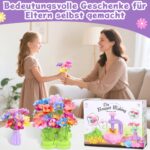 Charmofun DIY Blumen Bastelset – Kreatives Basteln für Kinder ab 3 Jahren – Bild 6