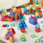 Mauikay Magnetische Bausteine 100 Teile – STEM Lernspielzeug für Kinder ab 3 Jahren – Bild 2