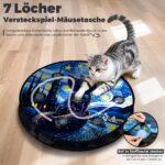 Zeepet interaktiver Katzenball mit Labyrinthmatte – intelligentes Spielzeug für Hauskatzen – Bild 3