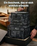 MATEIN Angelrucksack mit 4 Köderboxen & Rutenhalter – Wasserdicht für professionelle Angler – Bild 9