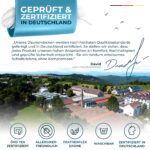 Glückstoff® Winterdecke 200x200cm – Daunendecke mit Kassettensteppung für optimale Wärmverteilung – Bild 6