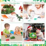 OKYUK Dinosaurier-Adventskalender 2026 mit 16 Figuren & 14 Spielzeugautos – Adventskalender für Kinder ab 3 Jahren – Bild 5