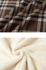 TACVASEN Herren Fleece-Thermohemd mit Karomuster – Warme Flanellhemd Jacke für Winter – Bild 6
