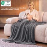 WAVVE Fleecedecke 220x240 cm – Premium Mikrofaser Kuscheldecke mit 260 GSM für Bett & Sofa – Bild 3