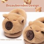 DRECAGE Kinder Hausschuhe mit Plüsch-Futter – Warme Pantoffeln für Mädchen & Jungen – Bild 3