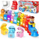 HappyGoLucky Adventskalender 2026 Dschungeltiere – Lernspielzeug für Kinder 1-3 Jahre