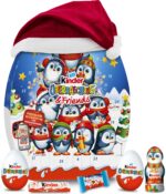 kinder Überraschung & Friends Adventskalender 2026 – 24 Überraschungen mit Weihnachtsmütze