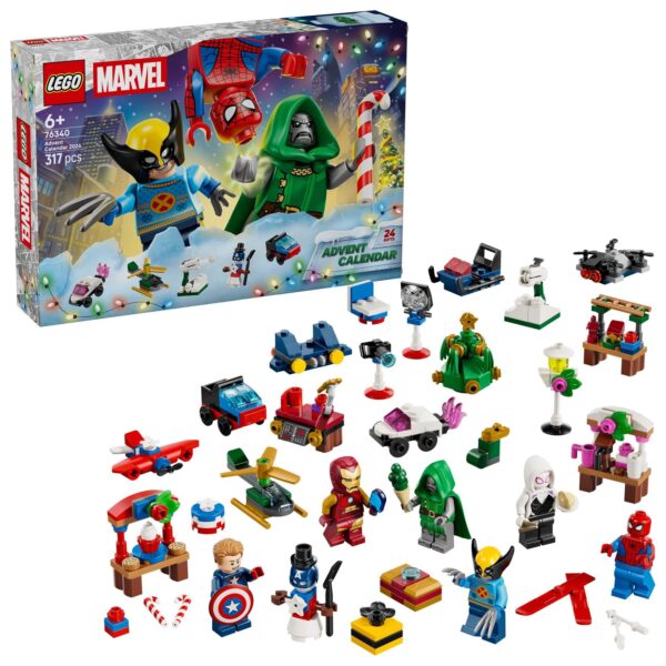 LEGO Marvel Adventskalender 2026 (76340) – 24 Superhelden-Überraschungen für Kinder ab 6 Jahren